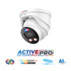 SPRO DHIPD80/28LRW/30-D-V5 AI Pro SMD 4.0 TiOC H265 4K 8MP PoE IP Smart-Dual-Light (30m IR + 30m White-Light) Full-Color 120dB True-WDR Weatherproof Eyeball Network Turret Camera with 2.8mm Fixed Lens - Active-deterrence Features -> Built-in Audio Mic+ Speaker + Strobe + Siren