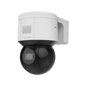 HiLook PTZ-N3404LIU/SL AI H265 4MP PoE IP Dual-Light (50m IR + 6m White-Light) 120dB True-WDR Auto-Tracking Weatherproof PTZ (Pan + Tilt + Zoom) Camera - 4x Optical Zoom - Built-in Mic + Speaker - Built-in Strobe + Siren