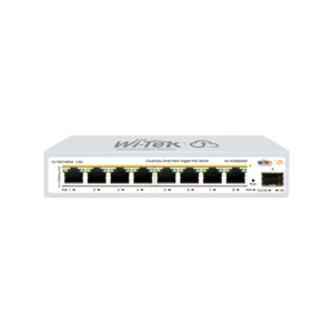 Wi-Tek WI-PCES509GF Multi-Gigabit Ethernet Network PoE Switch with 8 * 2.5GbE PoE Ports + 1 * SFP Slot - 137W PoE Power - Can be Cloud Managed on Wi-Tek Cloud Platform