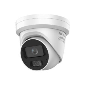 Hikvision iDS-2CD7347G0/P-XS-4MM DeepInView DarkFighterS H265 4MP PoE IP Smart-Hybrid-Light (40m IR + 40m White-Light) 140dB True-WDR Low-Light (0.003 Lux Colour) Weatherproof ANPR (Automatic Number Plate Recognition) LPR (License Plate Recognition) Eyeball Turret Camera with 4mm Fixed Lens