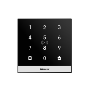 Akuvox A02S PoE IP Standalone Access Control Unit - Built-in Touch Keypad + Dual-Frequency Card-Reader (125KHz EM + 13.56MHz Mifare) - Supports Wiegand