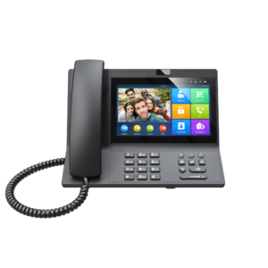 Akuvox R49G PoE IP Android Desktop Intercom Desktop Phone with Handset - 7" (7-Inch) Touchscreen - Built-in 2MP Camera - Supports Third-Party Apps - Built-in WiFi + Bluetooth