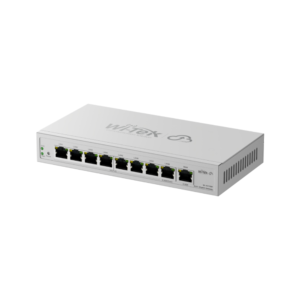 Wi-Tek WI-AC108P(V2) Cloud Managed Wireless Access Point Cloud Controller PoE Switch with 8* PoE Ports - 2* 2.5GbE PoE Ports + 6* GbE PoE Ports + 1* WAN Port