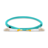 ETU-Link FD50125MMOM3-A-1M Fibre Optic Duplex Patch Cord - 50/125µm - Multi-mode - OM3-300 - LC-LC - 1m Length - Aqua Colour - Supports 10Gbps