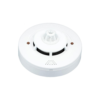 WizMart NB326-SH-4-ARB-12 Conventional Non-Addressable Auto-resetting Photoelectric Wired Smoke Detector with Built-in Heat Sensor - Integrated Buzzer - 4-Wire - 12VDC Powered - Alarm Relay Output