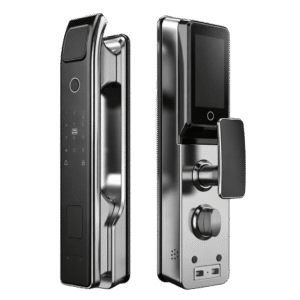 Akubela Smart-Lock SL50 AI Battery-Powered WiFi Smart-Lock - Multiple Opening Methods - Built-in 2MP HD Camera + Motion Detector - Built-in Doorbell - Integrable with Smart Home Systems