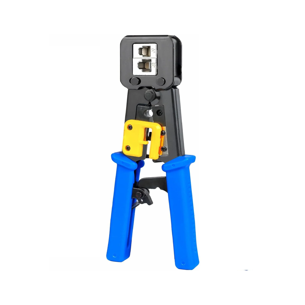 iSecure X-TK01 Multifunction Network RJ11 / RJ12 / RJ45 Pass-Through Crimping Tool - Supports CAT5, CAT5e, CAT6, CAT6A