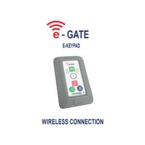 Microtech Designs e-KEYPAD Battery-Operated Digital Keypad - 433MHz Frequency - Weatherproof - Compatible With All Microtech e-Trans & Gate Controllers