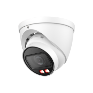 D-Tech DH-IPC-HDW3849T-ZS-IL WizSense AI H265 4K 8MP PoE IP Smart-Dual-Light (50m IR + 50m White-Light) 120dB True-WDR SSA Weatherproof Eyeball Turret Camera with 2.7~13.5mm Motorized Zoom Lens - Built-in Audio Mic