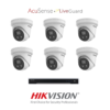 Hikvision HIK8MPACADIPCCTVKIT3 8MP AcuSense Active-Deterrence IP CCTV Kit with 1 * DS-7616NI-M2/16P-6TB NVR  + 6 * DS-2CD2386G2-ISU/SL-2.8MM 4K 8MP AcuSense Active-Deterrence IP Turret Cameras