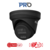 HiLook IPC-T383H-MU-BLK-2.8MM Pro-series AcuSense / IntelliSense H265 4K 8MP PoE IP Smart-Hybrid-Light (30m IR + 30m White-Light) Full-Colour 120dB True-WDR Weatherproof Eyeball Turret Camera with 2.8mm Fixed Lens - 119.6° Wide Angle View - Built-in Audio Mic