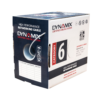 Dynamix C-C6-SLD24-WH 305m CAT6 White UTP SOLID Cable Roll, 250MHz, 24AWG x 4P, PVC CM UL Rated Jacket - Supplied on Plastic Reel in Pull Box