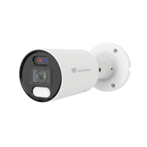 Raysharp RS-CH241A4TV-HALDF-LFWA0310PW Pro AI Full-Color Varifocal series H265 4K 8MP PoE IP Full-Colour (30m White-Light) Ultra-Low-Light 120dB True-WDR Weatherproof Bullet Camera with 3~10mm Motorized Zoom Lens - Built-in Mic + Speaker - 2-Way Audio - Active-Deterrence Features