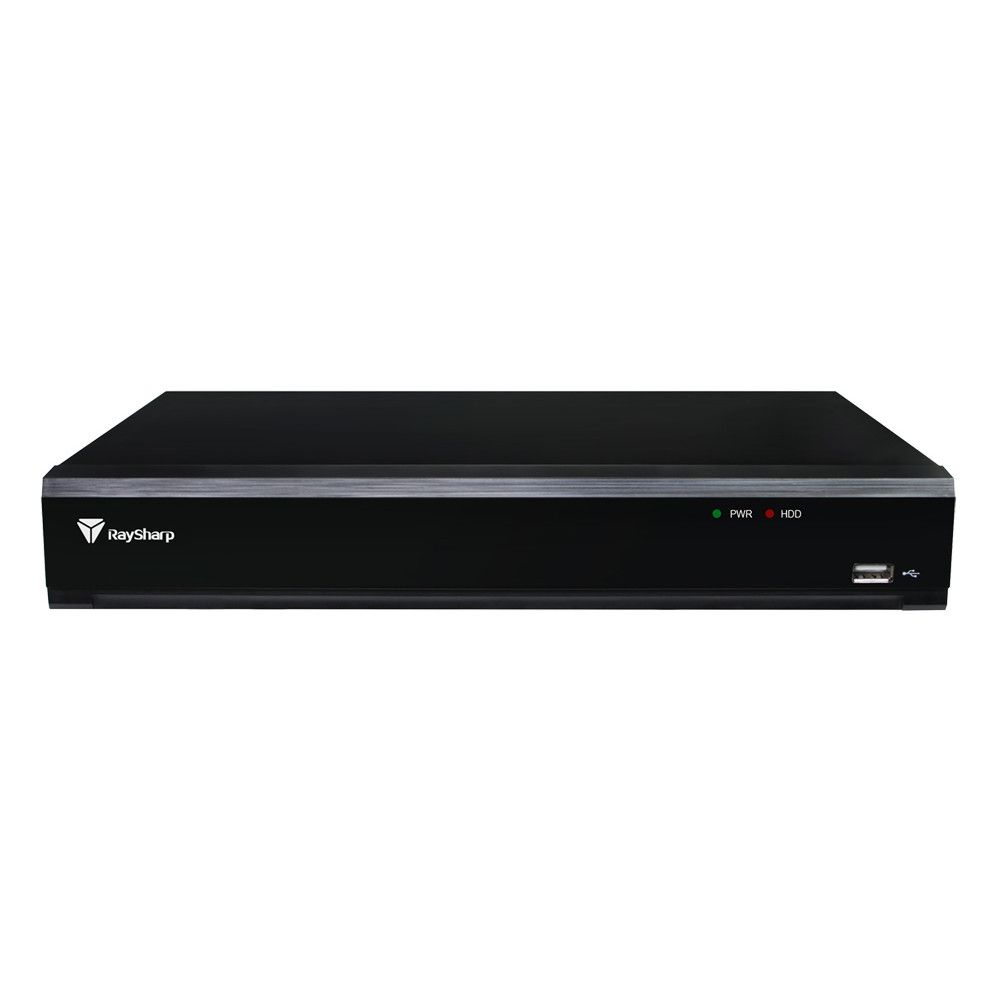 Raysharp D7116GR-NS-T-E H265 4K AI 1U 16-Channel Pentabrid (HDTVI / AHD / HDCVI / CVBS / IP) DVR - Digital Video Recorder