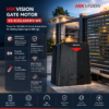 Hikvision DS-K3GL606WX-WB Smart Gate Opener / Motor - Suitable For Sliding Gates (Up to 600Kgs) - Built-in WiFi (2.4GHz) & Ethernet Port - Supports Control From Hik-Connect Mobile Phone App - Fast Speed - Max 36m / Minute - Inlcudes 2 * DS-PC2002-WBCKV Remotes