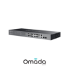 TP-Link Omada ES220GMP 20-Port Gigabit Ethernet Easy Managed Network Switch with 16 * PoE+ Ports + 2 * GbE LAN + 2 * SFP Slots - 250w PoE Power Output - Centralized Cloud Management Via Web OR Omada App