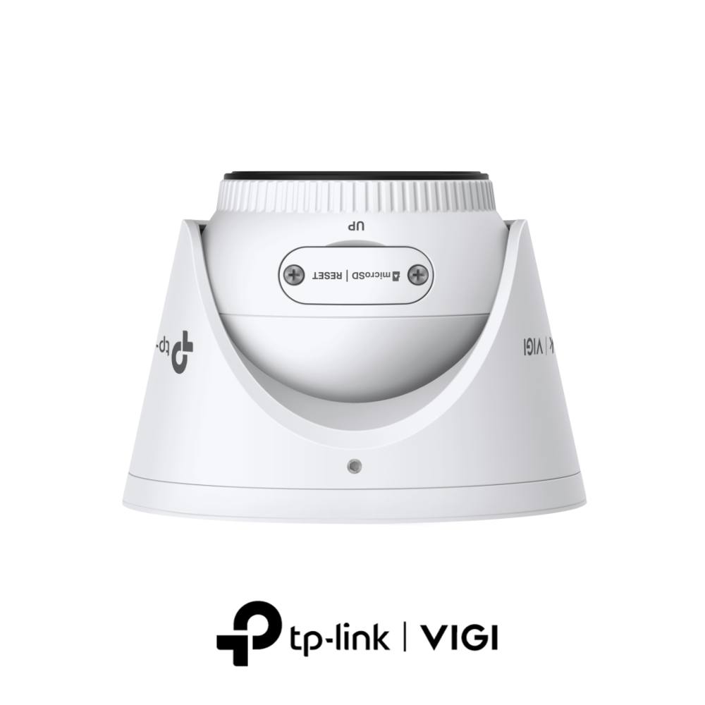 TP-Link Vigi InSight S455 2.8MM Active-Deterrence AI H265 5MP PoE IP Smart-Dual-Light (30m IR + 30m White-Light) Full-Colour 120dB True-WDR Weatherproof Eyeball Turret Camera with 2.8mm Fixed Lens - 2-Way Audio