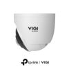 TP-Link Vigi InSight S485PI H265 4K 8MP Active-Deterrence AI PoE IP IR (Up to 20m) 120dB True-WDR Weatherproof Eyeball Turret Camera with 180° Panoramic View - Red & Blue Warning Lights - 2-Way Audio