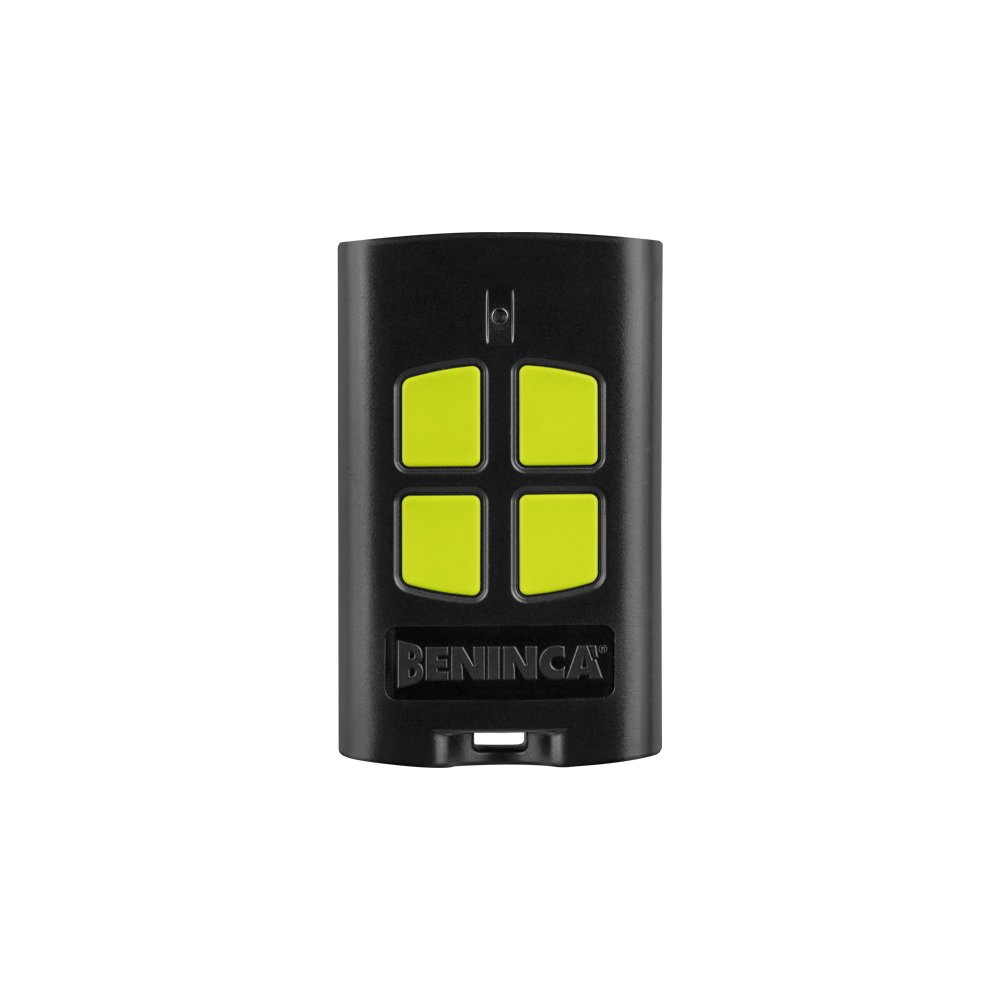 Beninca B-TO.GO4VA 4-Channel 433Mhz Advanced Rolling Code Remote with 4-Buttons - BLACK Colour - Used with Beninca Gate Motors