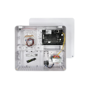 AAP EC-i PLC/U Pro Security Alarm Control Panel in EC_CAB-1A Plastic Cabinet - Comes with Onboard Ethernet, incl Resistors & Batter Leads