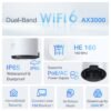 TP-Link Deco X50-Outdoor Dual-Band WiFi6 Mesh Wireless Access Point System - Weatherproof Outdoor Rated - Up to 3Gbps Speed - Dual-Band (5GHz + 2.4GHz)