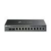 TP-Link Omada ER7212PC(V2) 3-in-1 Gigabit VPN Gateway Controller with Built-in PoE Switch - 2 * Gigabit SFP WAN Slots + 2 * GbE WAN Ports + 8 * Gigabit PoE Ports - 110w PoE Budget