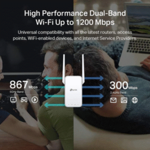 TP-Link RE315 Dual-Band AC1200 Mesh Wi-Fi Range Extender - 1.2Gigabit Wireless - 2.4GHz + 5GHz Dual-Band Support