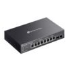 TP-Link Omada SG2210XMP-M2 Wall-mountable Multi-Gigabit (2.5Gbps) Network PoE Smart Switch with 8 * 2.5GbE PoE Ports + 2 * 10Gb SFP Slots - 160w PoE Power Budget