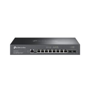 TP-Link Omada SG3210X-M2 10-Port Multi-Gigabit Ethernet L2 Managed Network Rackmount PoE Switch with 8 * 2.5GbE PoE+ Ports + 2 * 10Gbps SFP Slots - Centralized Cloud Management Via Web OR Omada App
