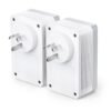TP-Link TL-PA4010P-KIT AV600 Passthrough Powerline Starter Kit - Comes with 2* Units - Carries Data Over Electrical Line