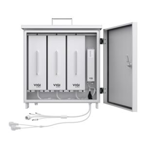 TP-Link VIGI PS90 Solar 93.6Ah / 1024.92Wh Replaceable Automotive-Grade Lithium Battery in Weatherproof Cabinet - MPPT Controller Included - Weatherproof - Remote Management*