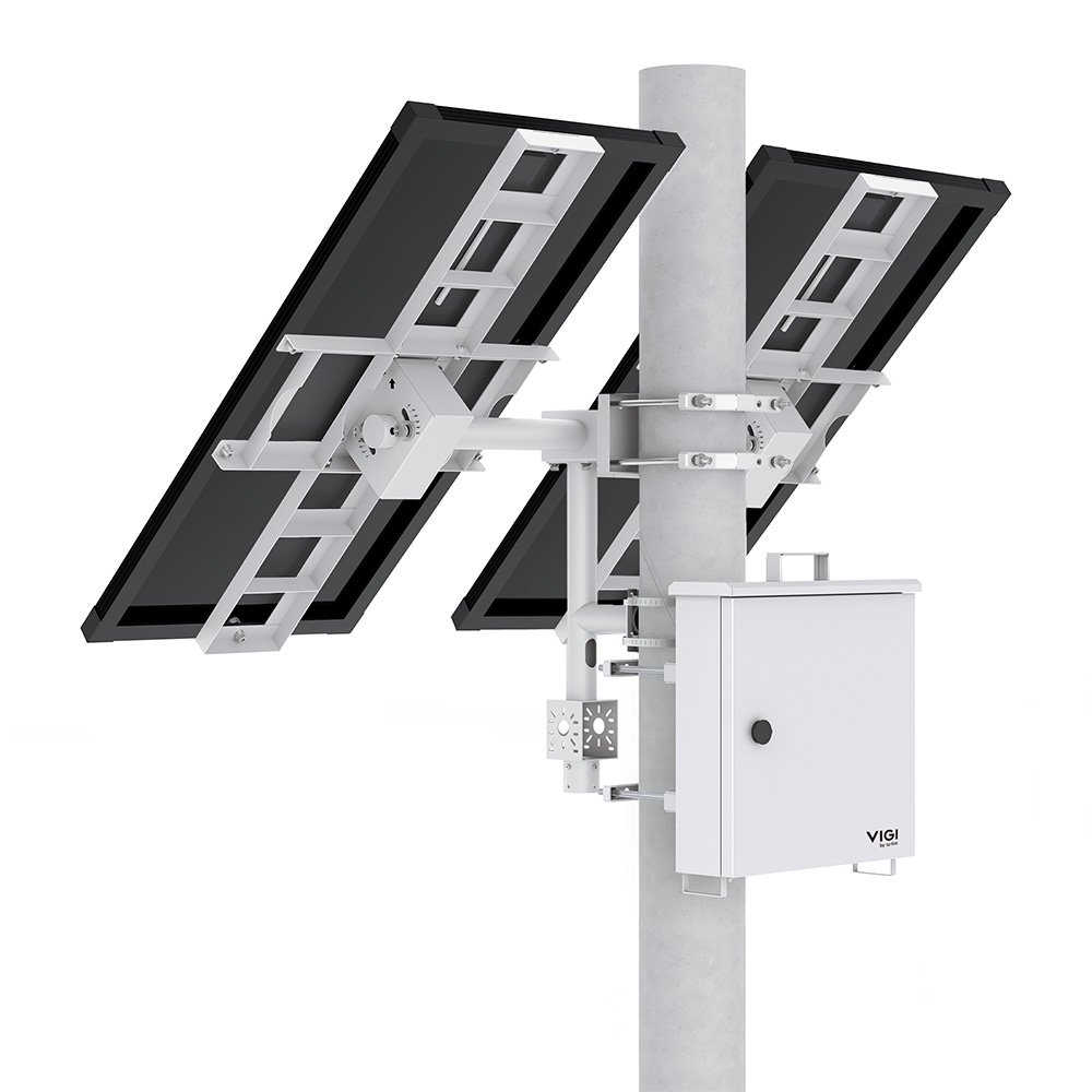 TP-Link VIGI PS90 Solar 93.6Ah / 1024.92Wh Replaceable Automotive-Grade Lithium Battery in Weatherproof Cabinet - MPPT Controller Included - Weatherproof - Remote Management*