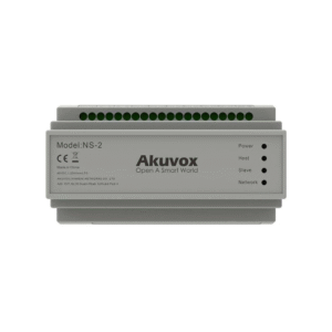 Akuvox NS-2 2-Wire IP Network Distributor Switch - Supports Up to 6* Akuvox 2-Wire Intercom Devices - Supports DINRAIL Mount