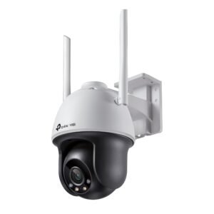 TP-Link VIGI C540-4G EasyCam Series 4G LTE 4MP AI Smart-Dual-Light (30m IR + 30m White-Light) Full-Colour IP Weatherproof PT (Pan + Tilt) Auto-Tracking Camera with 4mm Fixed Lens - 2-Way Audio + Active-Deterrence