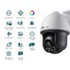 TP-Link VIGI C540-4 EasyCam Series 4MP PoE IP AI LightPro Smart-Dual-Light (30m IR + 30m White-Light) Full-Colour IP Weatherproof PT (Pan + Tilt) Auto-Tracking Camera with 4mm Fixed Lens - 2-Way Audio + Active-Deterrence