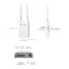 TP-Link Omada ER703WP-4G-Outdoor 4G/LTE Ac3000 Gigabit Wireless Gateway - 3Gbps Dual-Band WiFi - PoE / 12VDC Powered - Centralized Management - All Gigabit Ports - Omada App