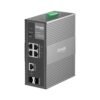 TP-Link Omada IES206GPP 6-Port Gigabit Ethernet Industrial Easy Managed Network Switch with 4 * GbE PoE+ Ports + 1 * Gb Combo RJ45/SFP Slot + 1 * Gb SFP Slot - 120w PoE Power Budget - 12V~57V DC Input - Solar Compatible - Fanless - Centralized Cloud Management Via Web OR Omada App