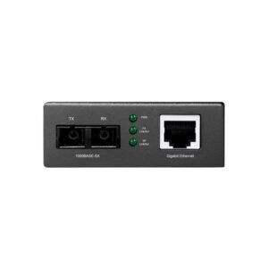 TP-Link Omada MC200CM Gigabit Multi-Mode Media Converter - Supports 2* Gigabit SC/UPS Slots - 1 * Gigabit RJ45 Ports - Fibre Distance Up To 550m