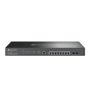 TP-Link Omada SG3210XHP-M2 8-Port 2.5GBASE-T and 2-Port 10GE SFP+ L2+ Managed Network Switch with 8-Port PoE+ Ports - 240w PoE Power - Centralized Cloud Management Via Web OR Omada App