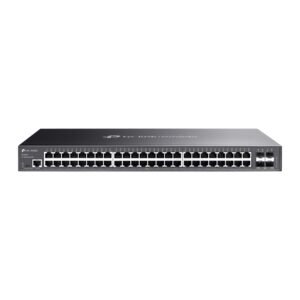 TP-Link Omada SG3452X 48-Port Gigabit L2+ Managed Network Switch with 4 10GE SFP+ Slots - Centralized Management – Omada App