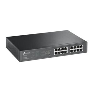 TP-Link TL-SG1016PE 16-Port Gigabit Ethernet Easy Smart Network PoE Switch with 8 * GbE PoE+ Ports + 8 * GbE LAN Ports - 150w PoE Power Output - Web-Management