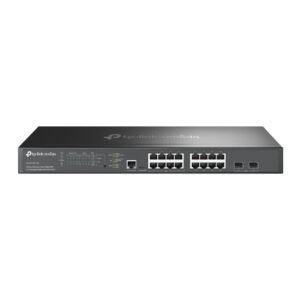 TP-Link Omada SG3218XP-M2 16-Port 2.5G and 2-Port 10GE SFP+ L2+ Managed Multi-Gigabit PoE Switch with 8-Port PoE+ - Centralized Cloud Management Via Web OR Omada App