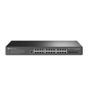 TP-Link Omada SG3428X 24-Port Gigabit L2+ Managed Network Switch with 4* 10GE SFP+ Slots - Centralized Management – Omada App