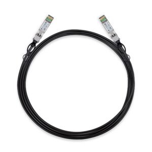 TP-Link Omada SM5220-3M 3 Meter 10G SFP+ Direct Attach Cable - 10G SFP+ Connector On Both Sides - Supports 10Gbps Ethernet (1m Distance)