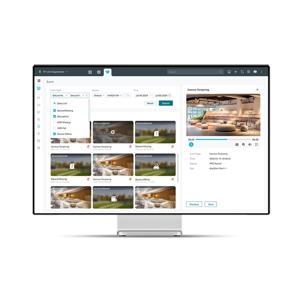 TP-Link VIGI VMS - License-Free 64-Channel VMS - Video Management System* - Requires Windows OS