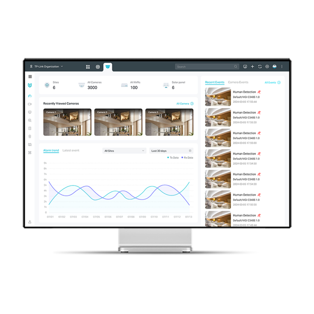 TP-Link VIGI VMS - License-Free 64-Channel VMS - Video Management System* - Requires Windows OS