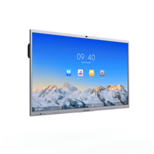 Hikvision DS-D5C75RB/B WonderHub Ultra Series 75" 4K Resolution Smart Interactive Touchscreen Display - Android 14 - Built-in 4K Camera - WiFi - Built-in Mic + Speaker For Video Conferencing - Supports Mirroring to Phones & Windows