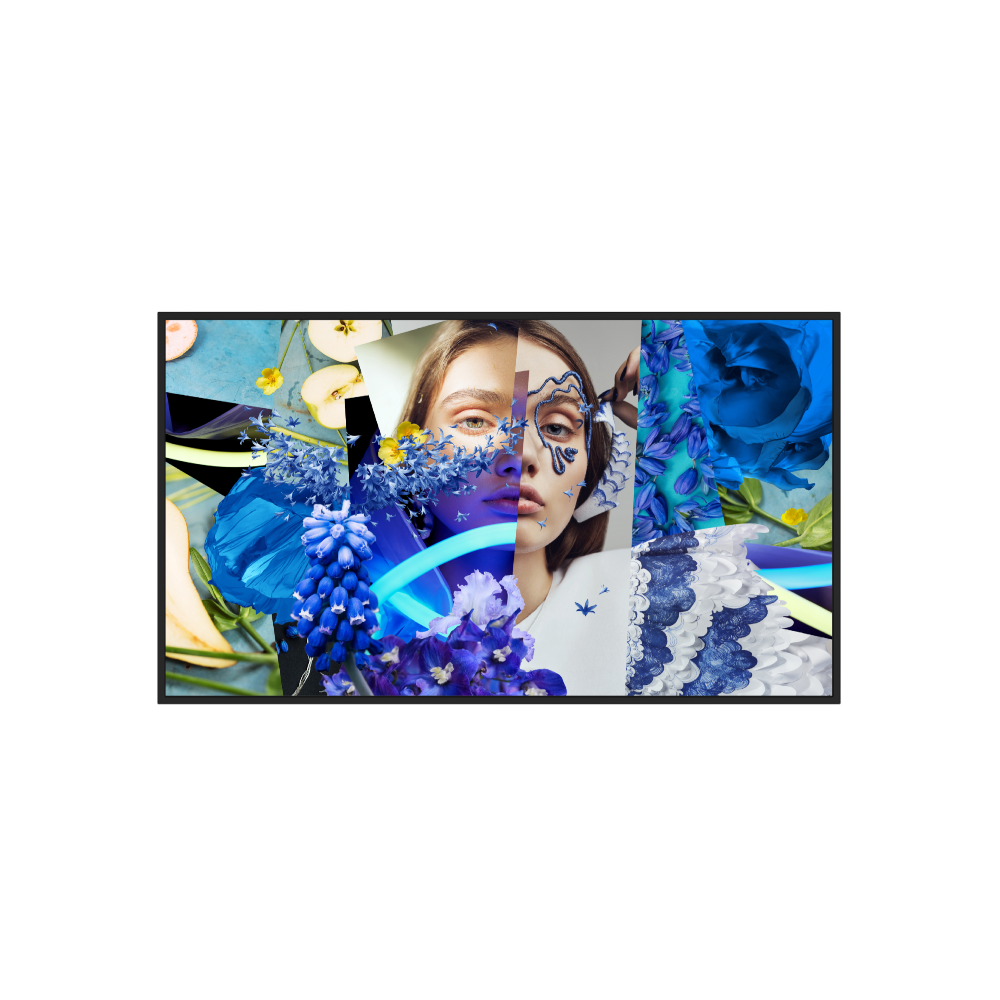 Hikvision DS-D6055UN-DP 55" Slim Digital Signage Display - Android 13 - Built-in LAN + WiFi - 4K Resolution