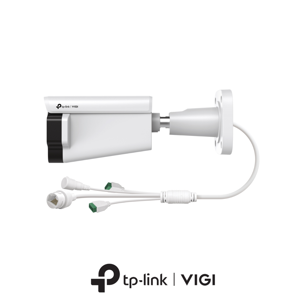 TP-Link VIGI InSight LPR345Z AI H265 4MP PoE IP Smart-Dual-Light 120dB True-WDR Weatherproof LPR (License Place Recognition) Bullet Camera with 2.7~13.5mm Motorized Zoom Lens - Built-in Mic - Alarm In/Out + Audio In/Out Interfaces