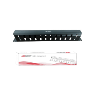 Hikvision DS-1CM1U241U Rackmount 1U 24-Slot Cable Management Bar - Used for Structured Cabling